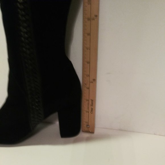 Kensie, black Suede tall Boots size 10M NWT - Picture 7 of 12